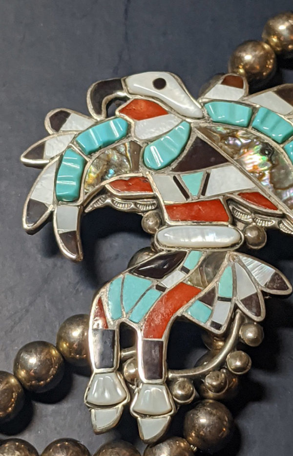 Amazing Eagle Dancer Zuni Necklace - Image 6