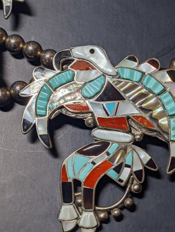Amazing Eagle Dancer Zuni Necklace - Image 5