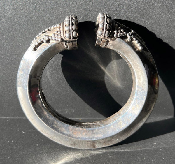 Silver Arm Bracelet from India - Image 3