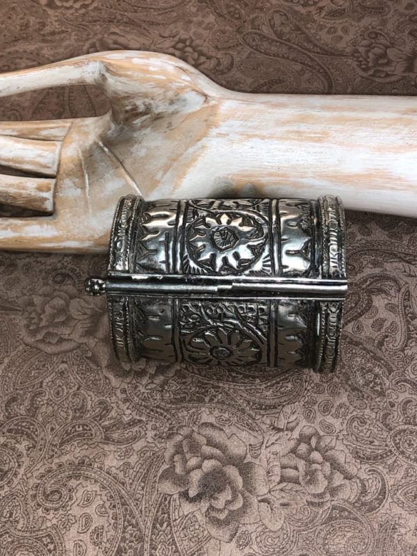 Bold Antique Pakistani Cuff Bracelet - Image 5