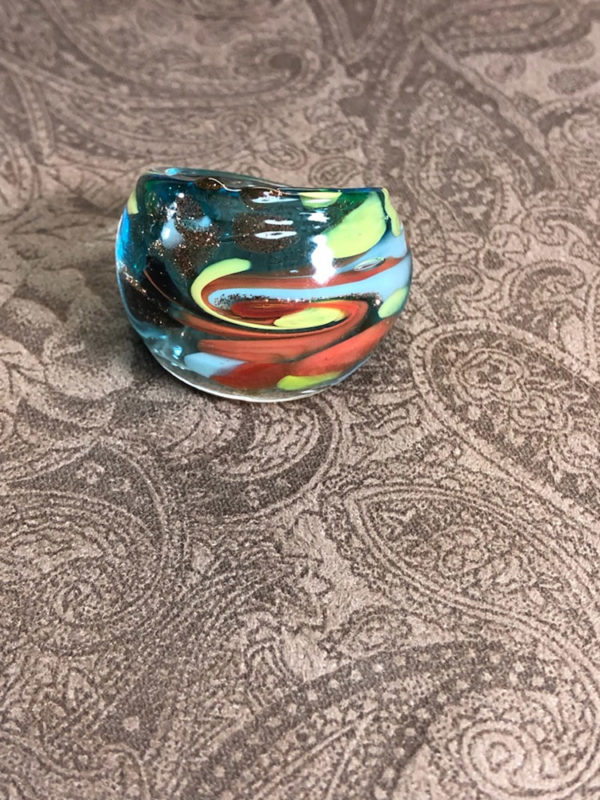 Multi-color Murano Glass Ring - Image 3