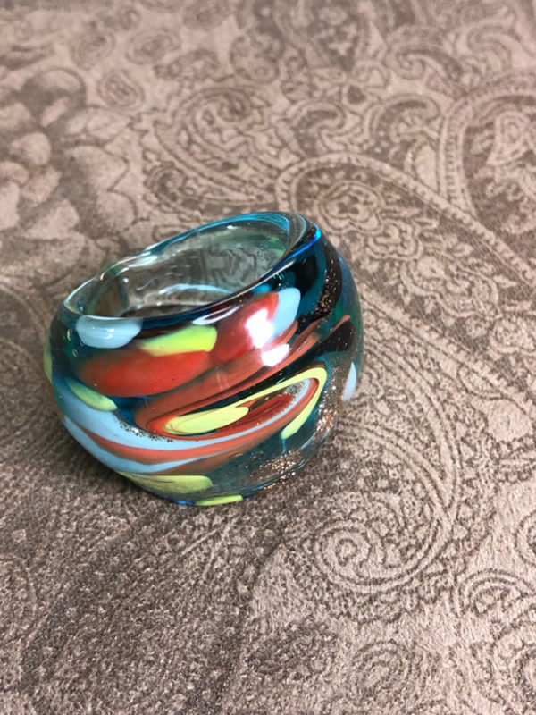 Multi-color Murano Glass Ring - Image 6