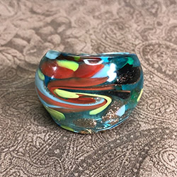 Multi-color Murano Glass Ring