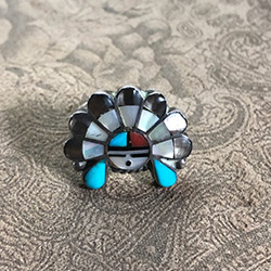 Zuni Sun Face Ring