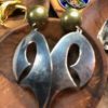 Beautiful Taxco Lanton Modernist Earrings - Image 2