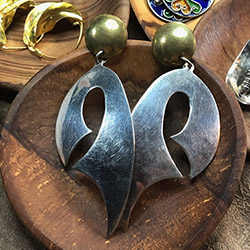 Beautiful Taxco Lanton Modernist Earrings