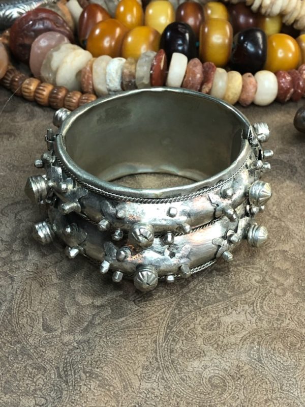 Gorgeous South Moroccan/Mauritanian Silver Bracelet - Image 4
