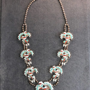Amazing Eagle Dancer Zuni Necklace