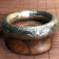 Lovely High Silver Omani Bracelet from Rostaq