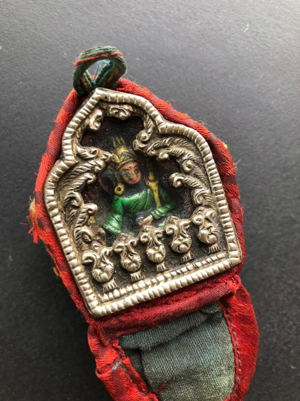 Very Special Small Tibetan or Mongolian Ga'u Box with Custom Bag - Image 4