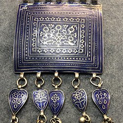 Beautiful Large Antique Silver Multan Pendant