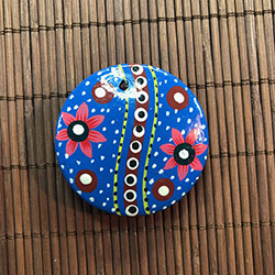 Lovely Hand-painted Wooden Pendant
