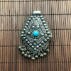 Ethnic Style Glass and Metal Pendant - Image 2
