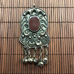 Lovely Glass and Metal Pendant