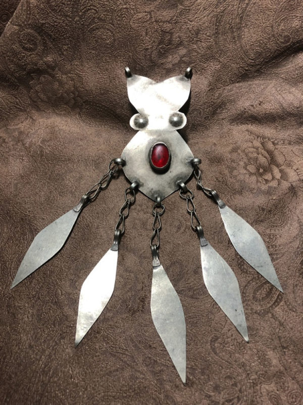 Turkoman and Glass Pendant - Image 4