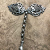Lovely Silver Grapes Cloak Clasp and Pendant - Image 2