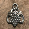 Lovely Silver Grapes Cloak Clasp and Pendant - Image 7