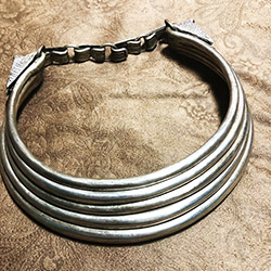 Incredible Vintage Silver Miao Hmong Ceremonial Collar