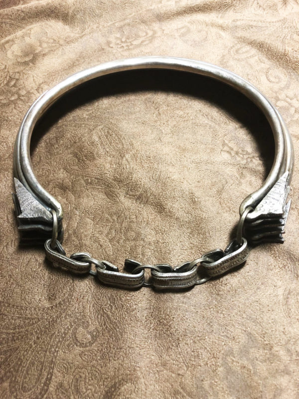 Incredible Vintage Silver Miao Hmong Ceremonial Collar - Image 6