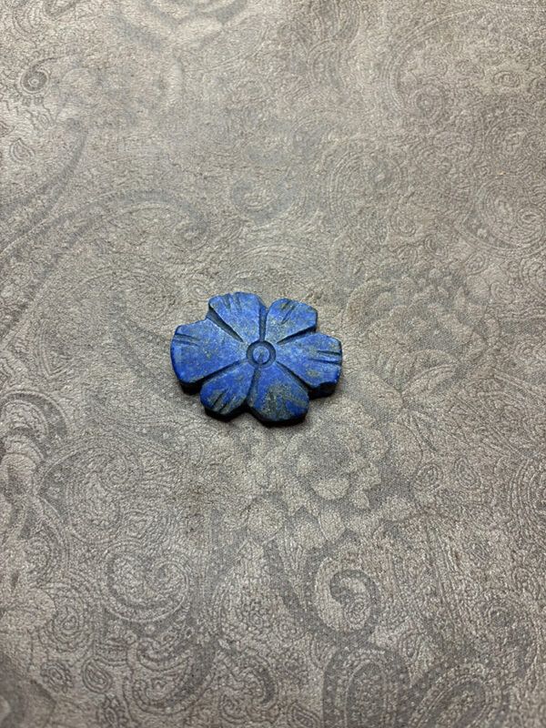 Lapis Lazuli Carved Bead - Image 2