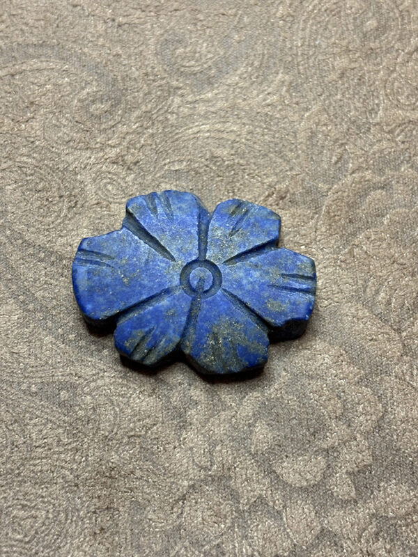 Lapis Lazuli Carved Bead - Image 3