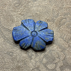 Lapis Lazuli Carved Bead