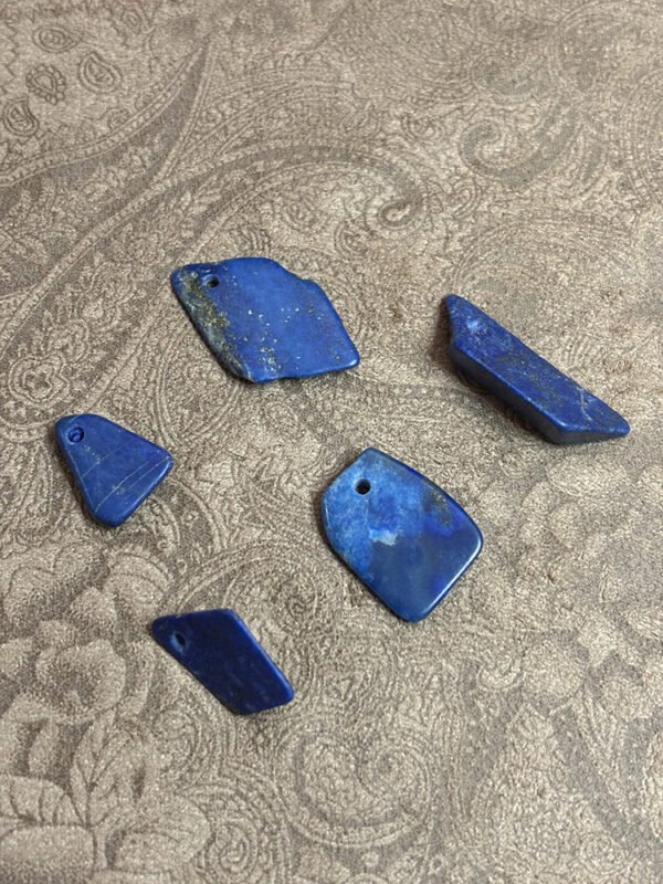 Lapis Lazuli Hand Carved Pendants - Image 2
