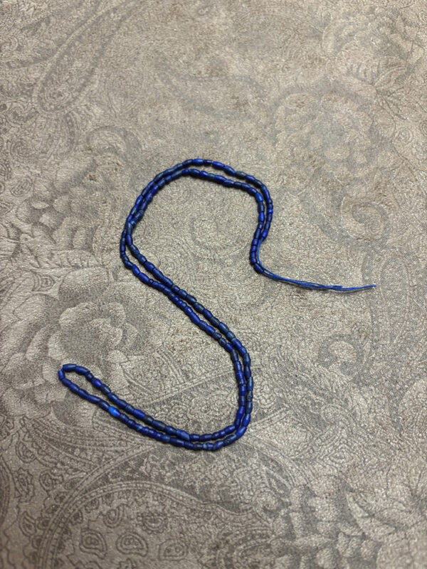 Lapis Lazuli Bicone Bead Strand - Image 3