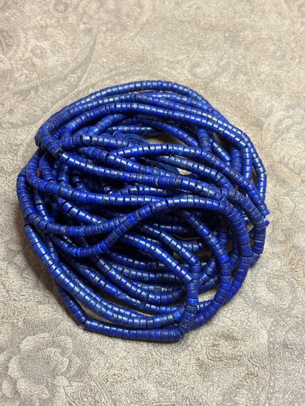 Lapis Lazuli Disk Beads - Image 2