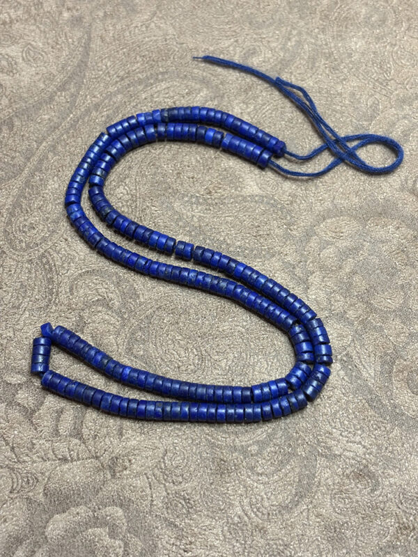 Lapis Lazuli Disk Beads - Image 4