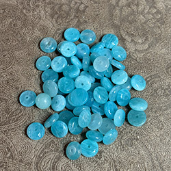 Natural Amazonite Rondelle Beads