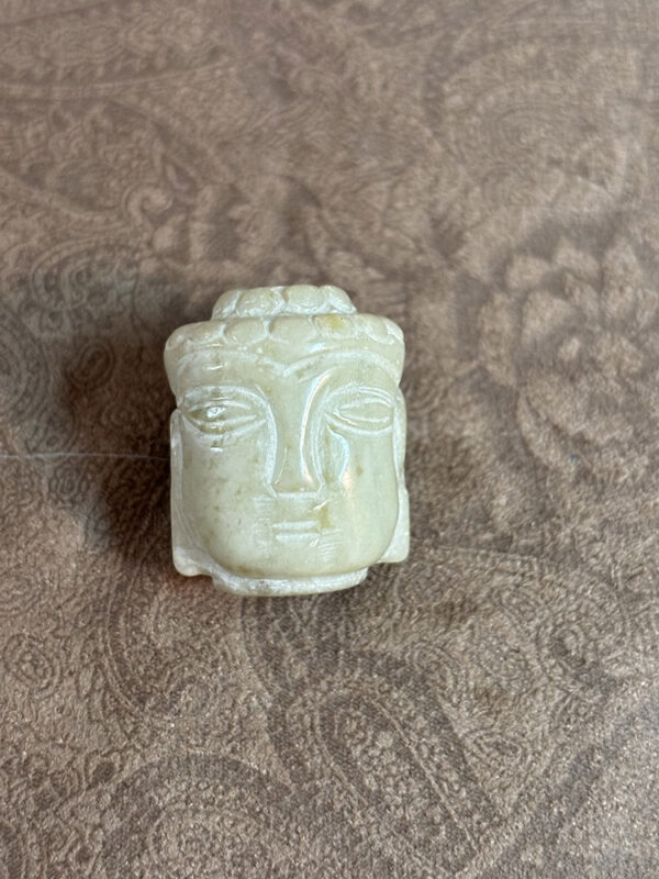 Jade Buddha Head Bead - Image 2