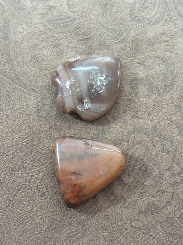 Antique Idar Oberstein Agate Pendants - Image 2