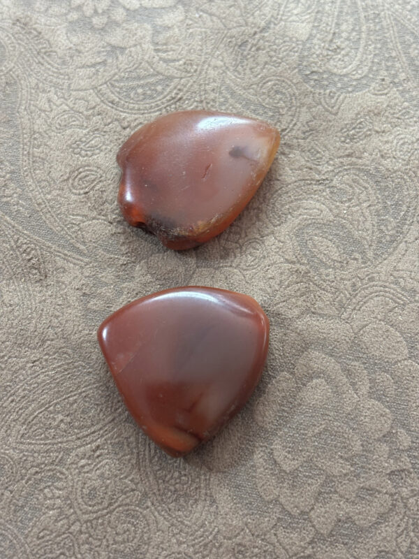 Antique Idar Oberstein Agate Pendants - Image 2