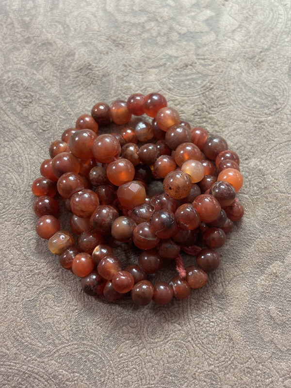 Antique Agate Bead Strand - Image 2