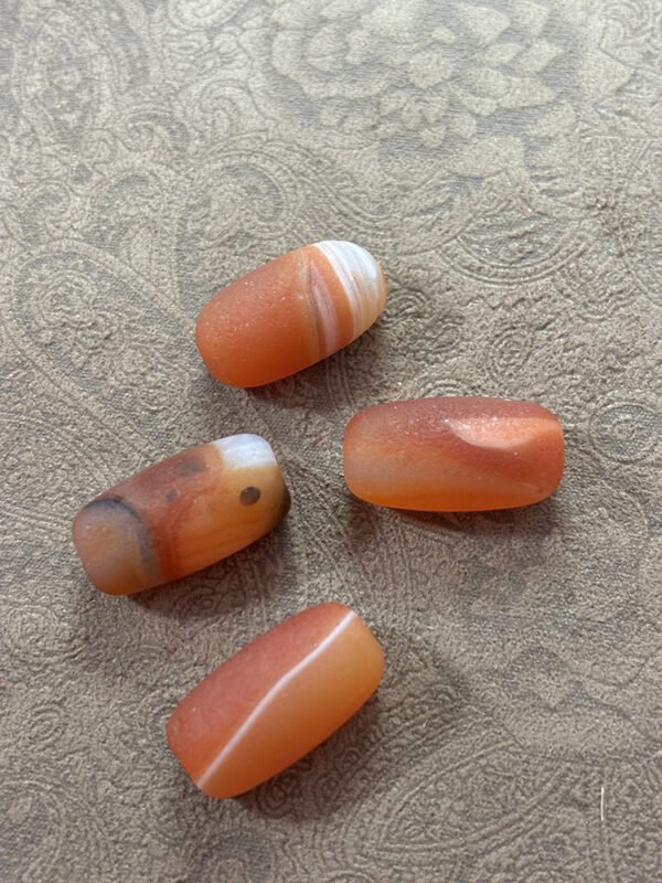 Botswana Agate Barrel Beads - Image 2