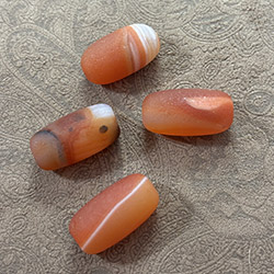 Botswana Agate Barrel Beads