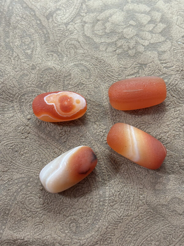 Botswana Agate Barrel Beads - Image 2