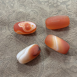 Botswana Agate Barrel Beads