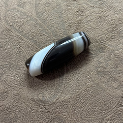 Botswana Agate Barrel Bead