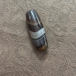 Botswana Agate Barrel Bead