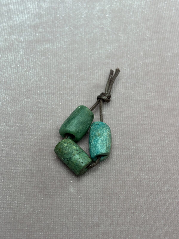 Antique Amazonite Tube Beads - Image 2