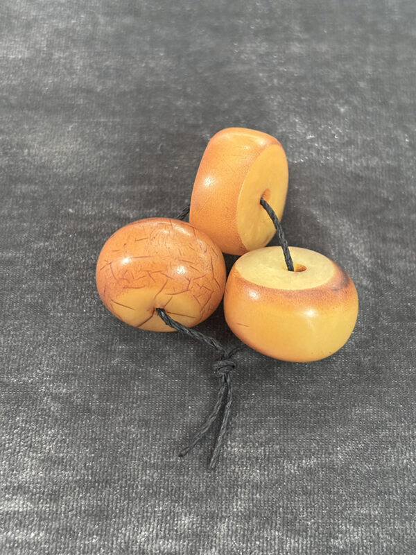Antique Phenolic Resin Amber Beads - Image 2