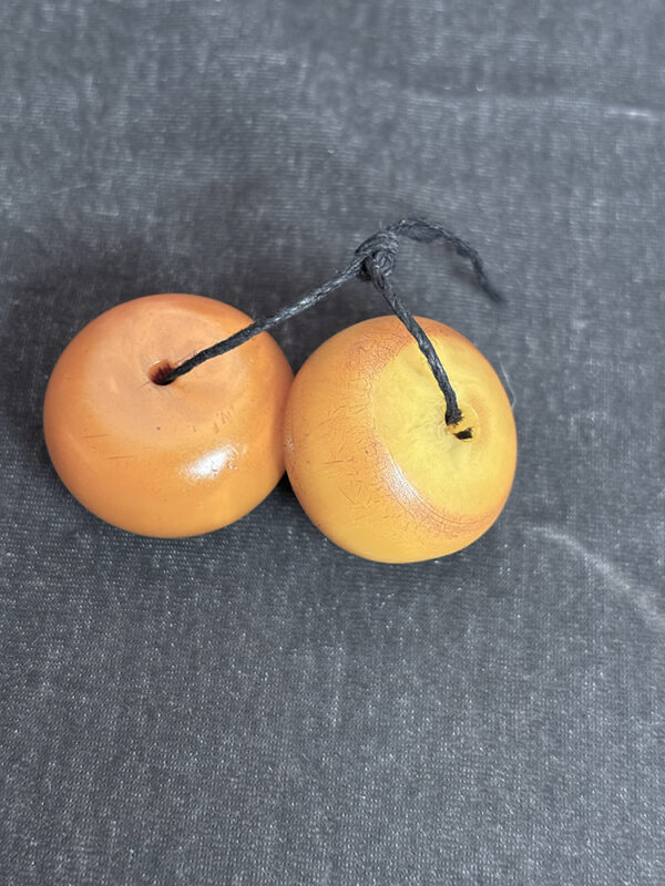 Antique Phenolic Resin Amber Beads - Image 2