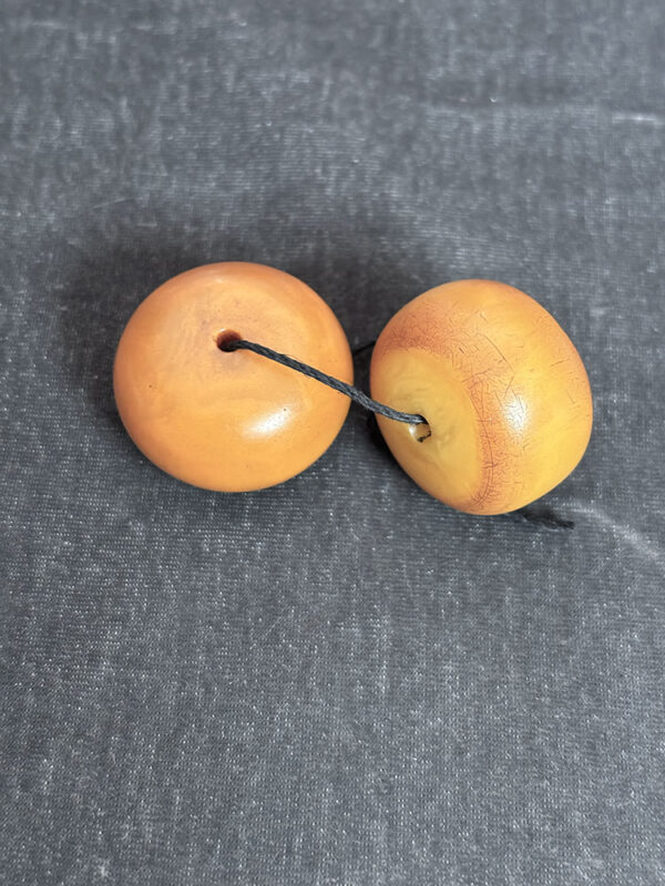 Antique Phenolic Resin Amber Beads - Image 3