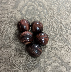Red Tiger Eye Round Beads