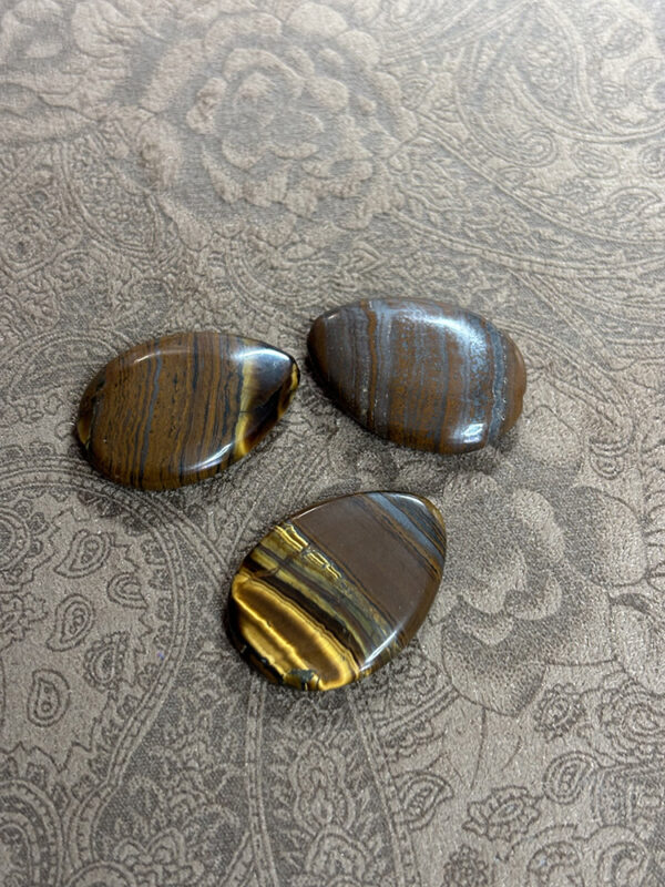 Tiger Iron Tear Drop Beads - Image 2