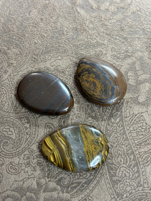 Tiger Iron Tear Drop Beads - Image 3