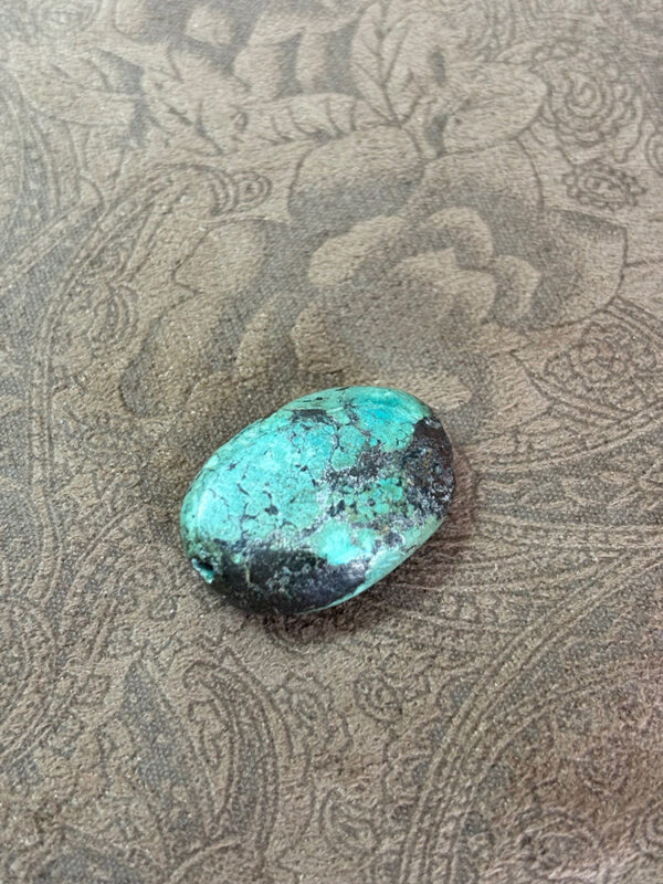 Antique Chinese Turquoise Bead - Image 2