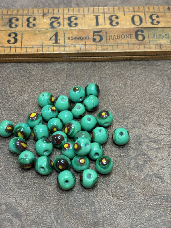 Vintage Green Beads - Image 3